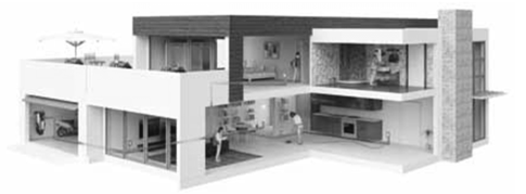 AC habitat dessin maison